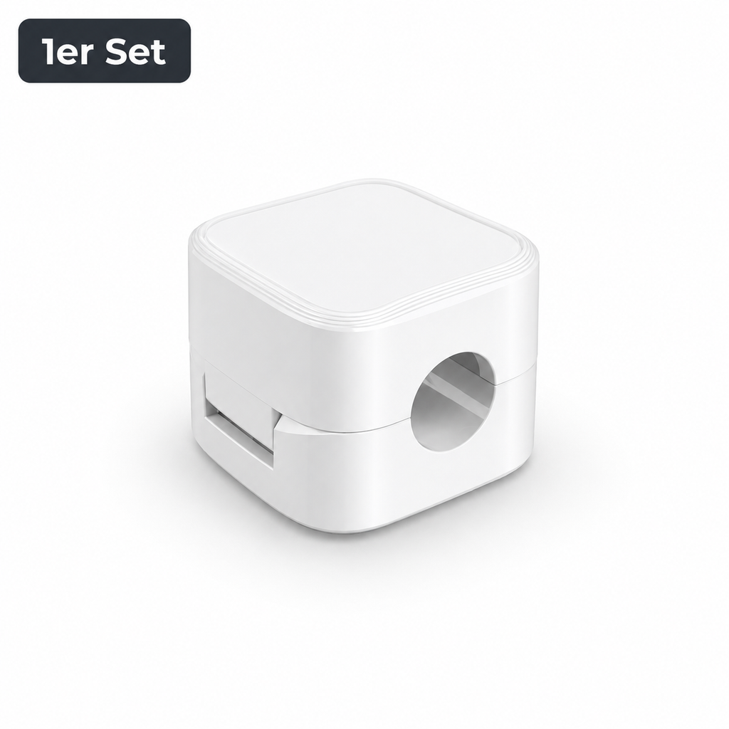 PrimeClip™ Kabelhalter Selbstklebend für Schreibtisch & Zuhause