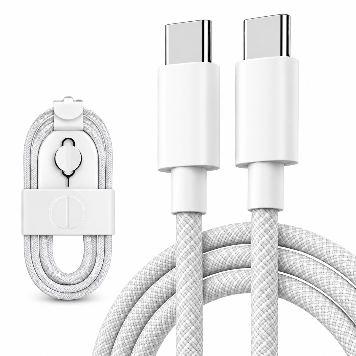 PrimeFlex 60™ USB-C Ladekabel 60W – Geflochtenes Schnellladekabel