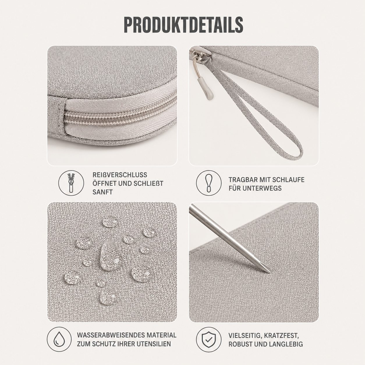 PrimeCarry™ Kabel Organizer Tasche für Reise & Technikzubehör