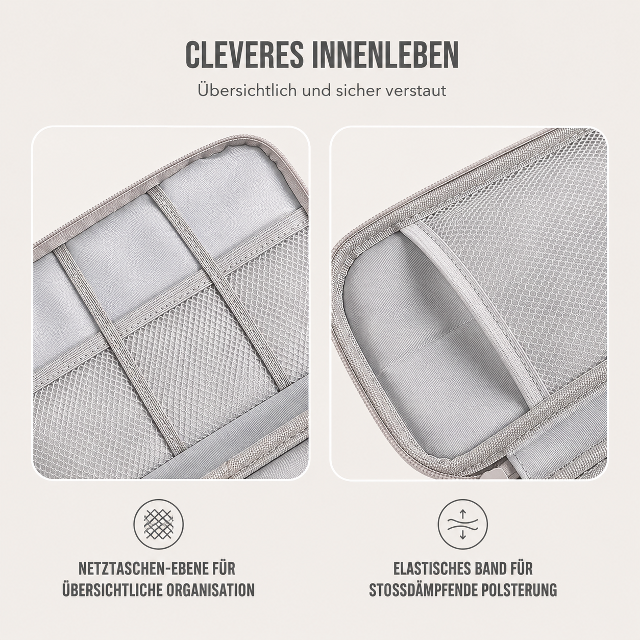 PrimeCarry™ Kabel Organizer Tasche für Reise & Technikzubehör
