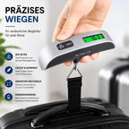 PrimeScale™ Digitale Kofferwaage mit LCD-Display bis 50 kg