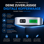 PrimeScale™ Digitale Kofferwaage mit LCD-Display bis 50 kg