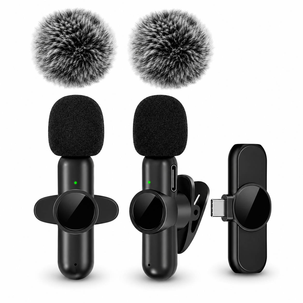 PrimeMic Air™ Kabelloses Lavalier Mikrofon für Smartphone & Tablet