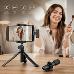 PrimeMic Air™ Kabelloses Lavalier Mikrofon für Smartphone & Tablet