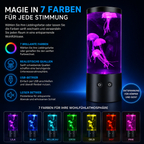 PrimeAqua™ LED Quallenlampe mit 7 Farbmodi & USB-Betrieb