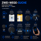 PrimeTag™ Bluetooth Tracker – Schlüssel & Gegenstände finden