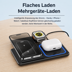 PrimeDock™ 3-in-1 Wireless Ladestation für Smartphone, Smartwatch & Kopfhörer