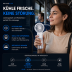 PrimeBreeze™ Tragbarer USB Handventilator mit Wasserkühlung