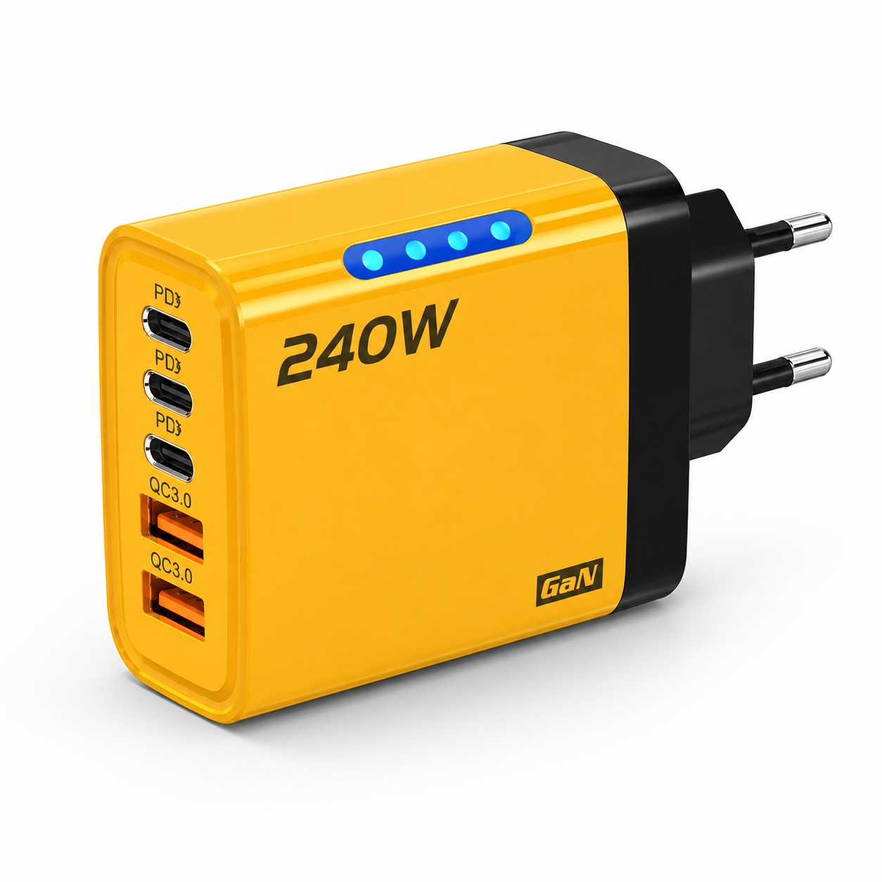 PrimeCharge Ultra™ 5-Port GaN Schnellladegerät mit USB-C & USB-A