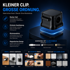 PrimeClip™ Kabelhalter Selbstklebend für Schreibtisch & Zuhause