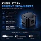 PrimeClip™ Kabelhalter Selbstklebend für Schreibtisch & Zuhause