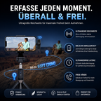 PrimeMic Air™ Kabelloses Lavalier Mikrofon für Smartphone & Tablet
