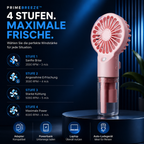 PrimeBreeze™ Tragbarer USB Handventilator mit Wasserkühlung