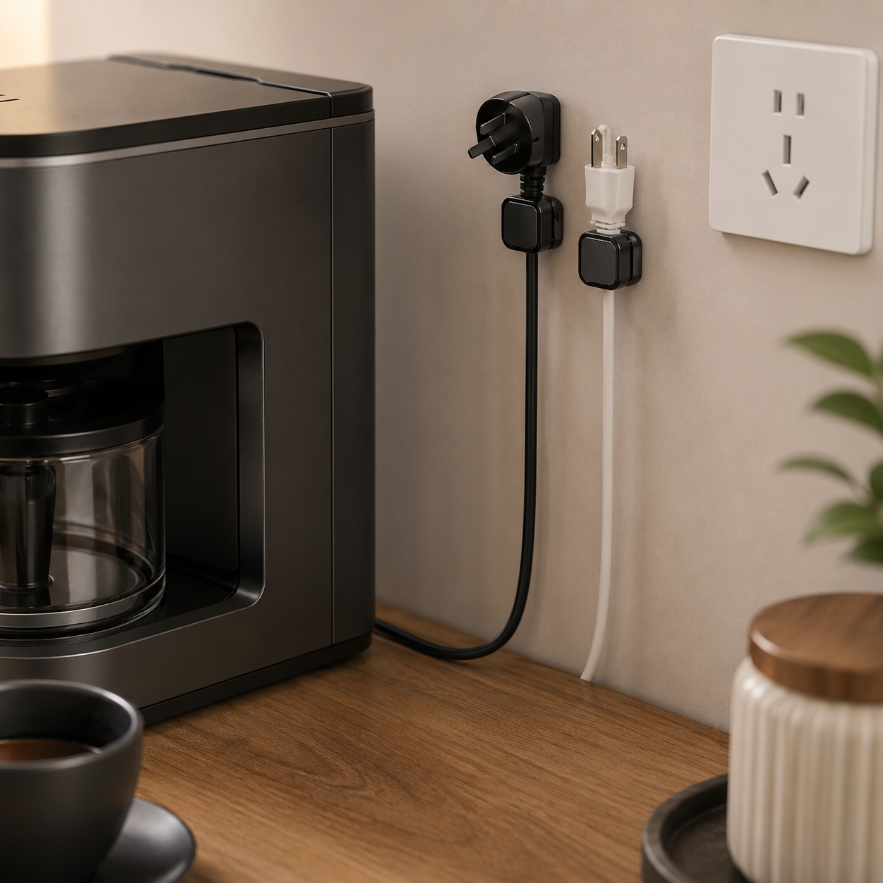 PrimeClip™ Kabelhalter Selbstklebend für Schreibtisch & Zuhause