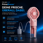 PrimeBreeze™ Tragbarer USB Handventilator mit Wasserkühlung