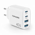 PrimeCharge 40™ USB-C Schnellladegerät mit 4 Anschlüssen