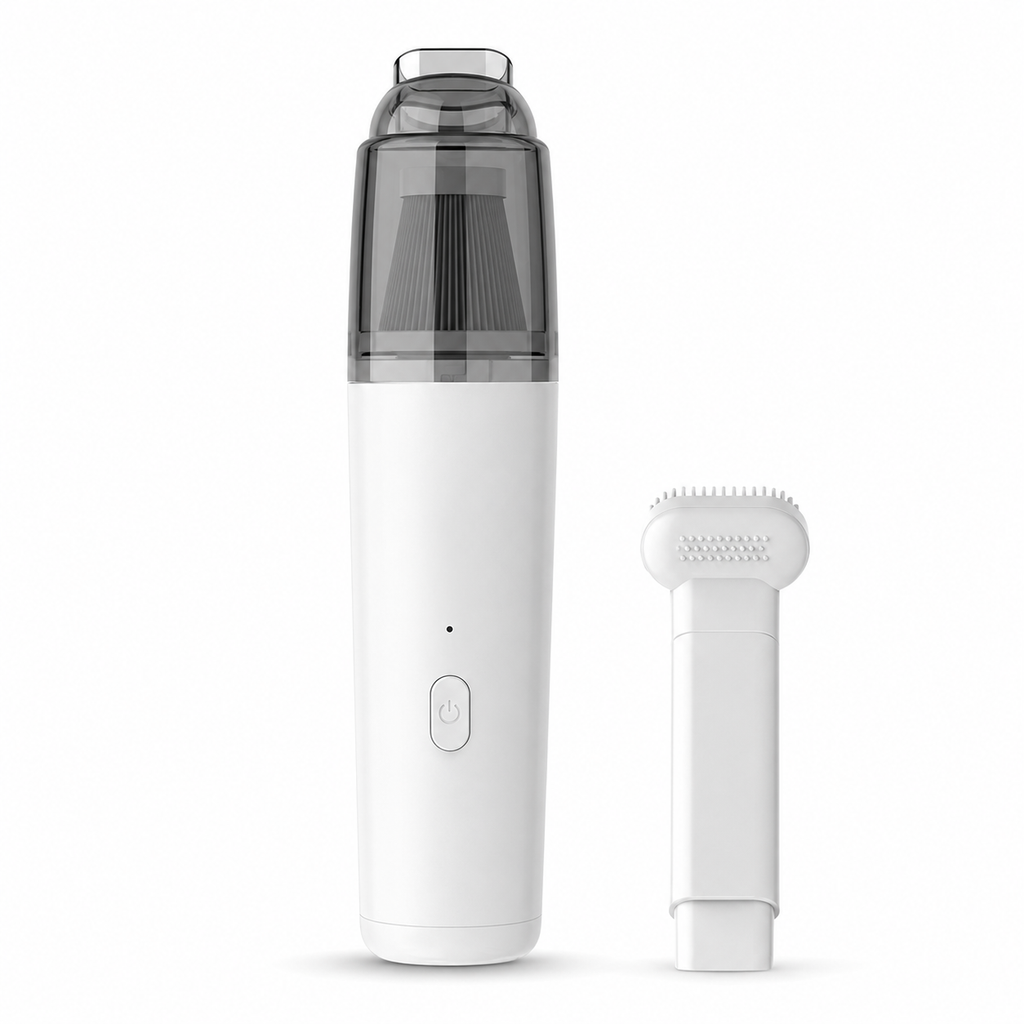 PrimeVac Go™ Mini Akku-Handstaubsauger für Auto & Zuhause