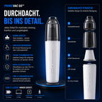 PrimeVac Go™ Mini Akku-Handstaubsauger für Auto & Zuhause