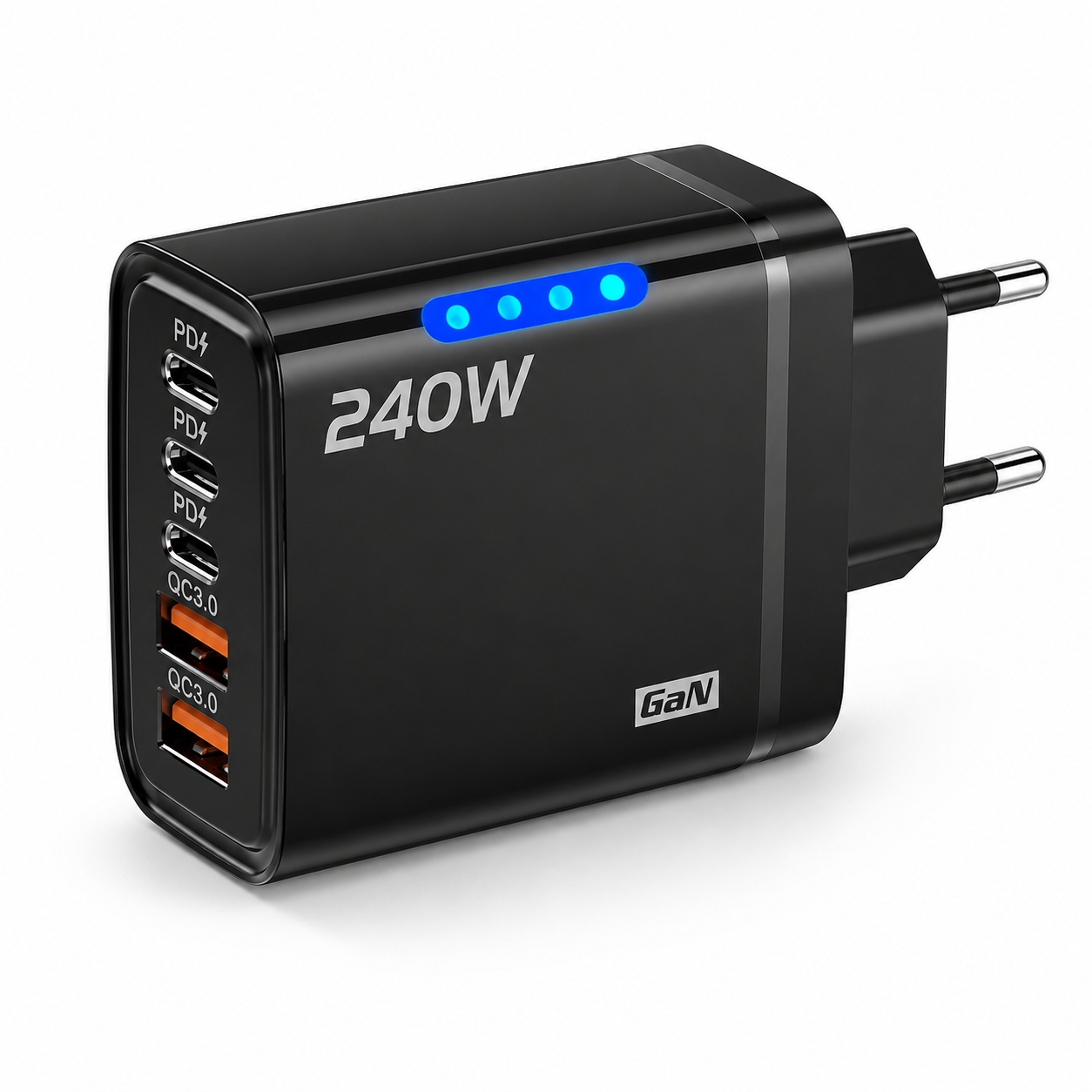 PrimeCharge Ultra™ 5-Port GaN Schnellladegerät mit USB-C & USB-A