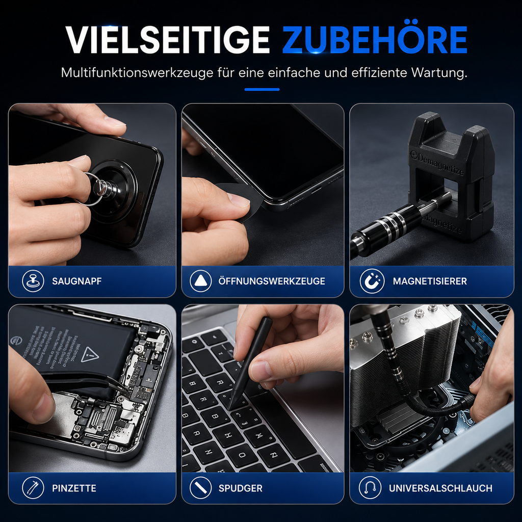 PrimeFix Pro™ 115 Präzisions-Schraubendreher Set für Elektronik