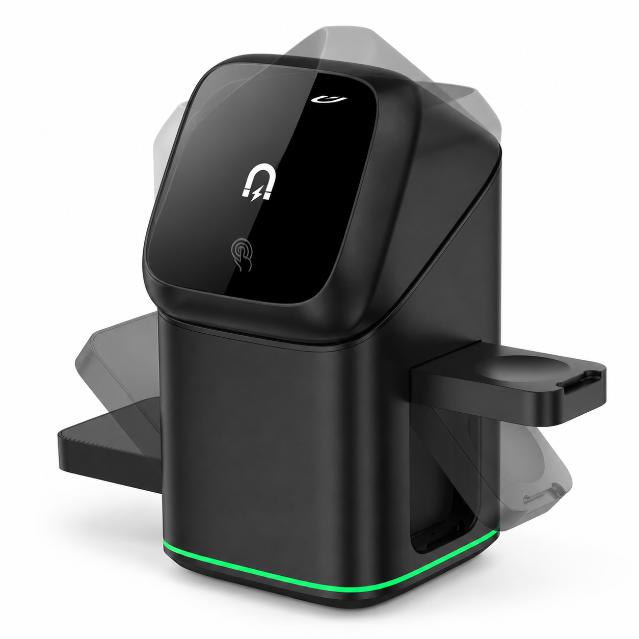 PrimeCube™ 3-in-1 Magnetische Wireless Ladestation mit 180° Rotation
