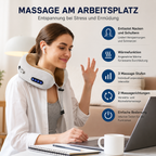 PrimeRelax™ Nackenmassagekissen mit Wärmefunktion & Akkubetrieb